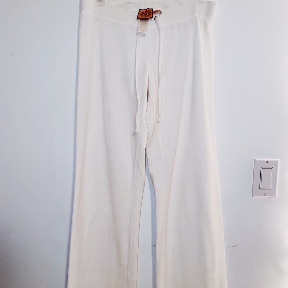 Juicy Couture White Sweatpants Small